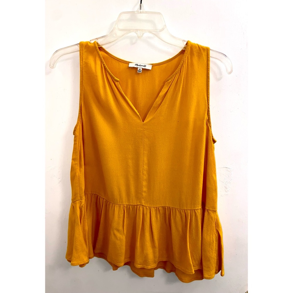 Madewell Golden Peplum Blouse
